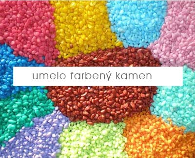 umelo farbeny kamen